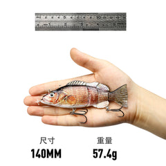 Electronic fish automatic swimming bait propeller smart lure