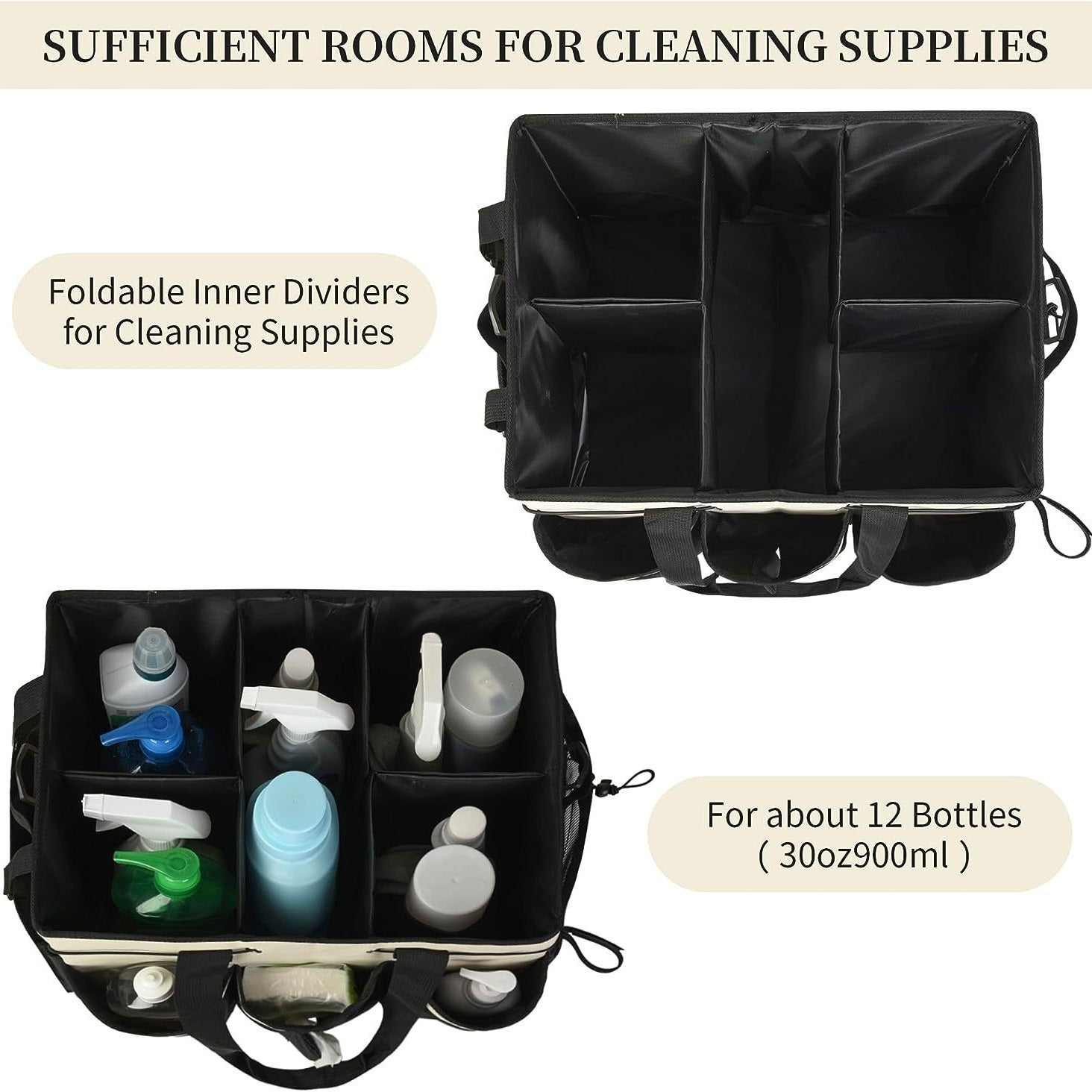 Large Wearable Cleaning Ditty Bag Cleaning Supplies Storage Bag