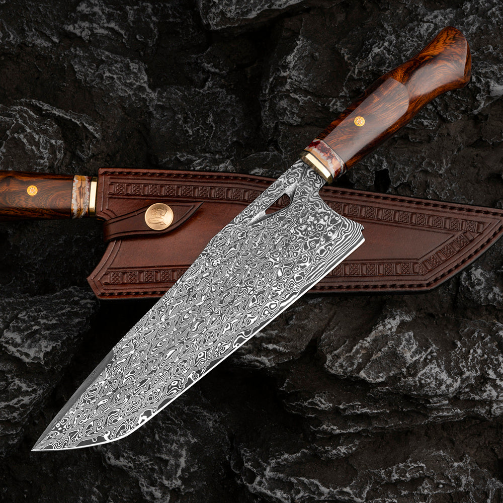 Damascus Steel Kitchen Knife Professional Kitchen Chef's Knife