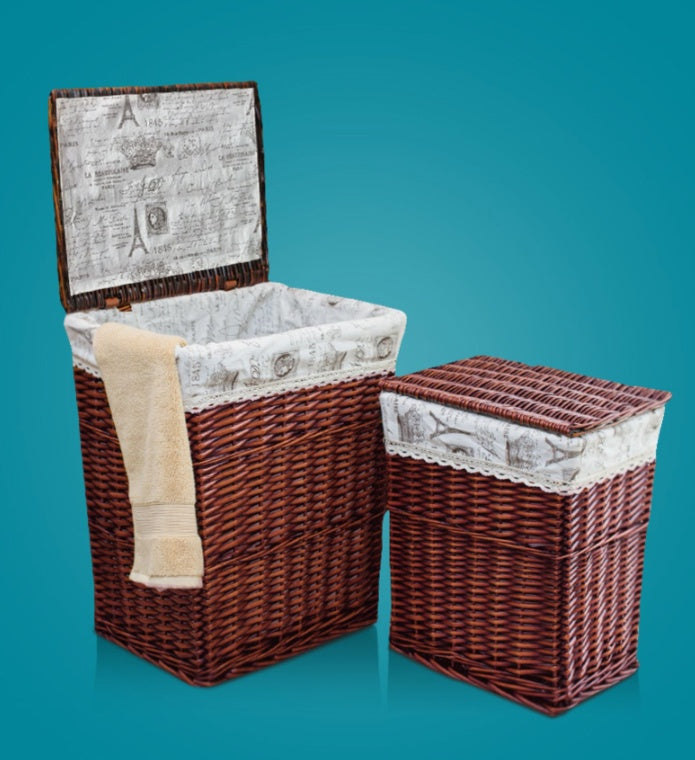 Household dirty clothes woven storage basket