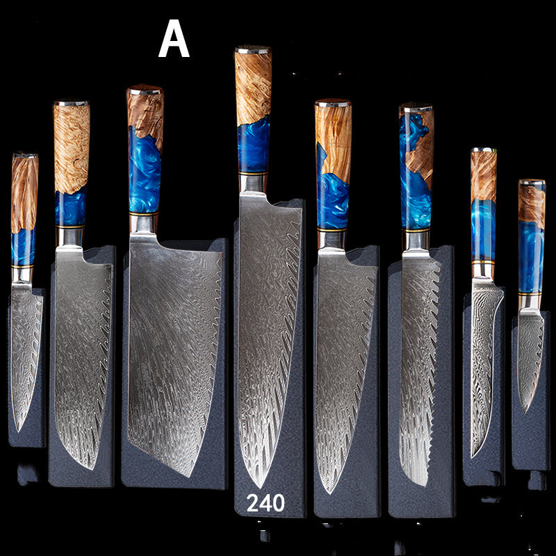 Damascus Restaurant Commercial Professional Kitchen Knife Set