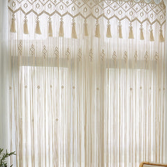 Bohemian Tapestry Hand-woven Curtains Ins European Style Wide Weave