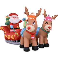 Elk Sleigh Santa Claus Inflatable Gift Pack