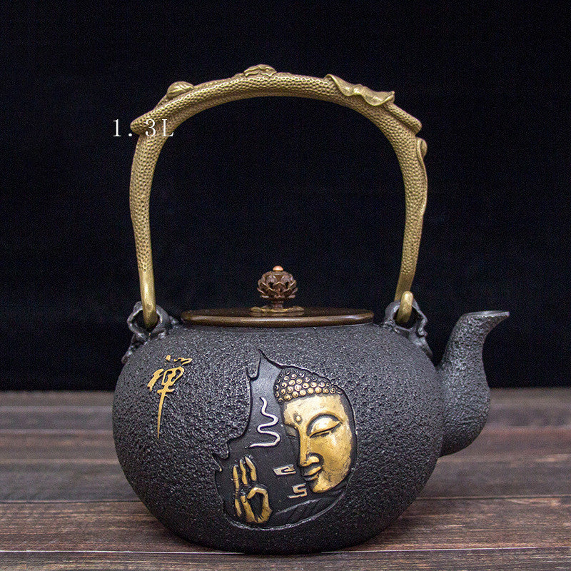 Japanese Handmade Iron Teapot Kettle Set