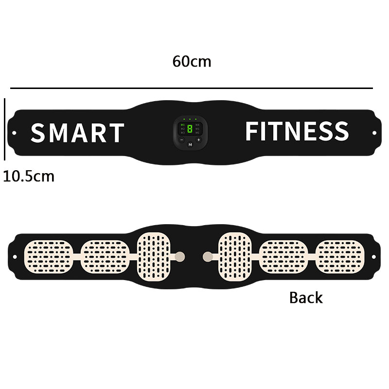 Fitness belt muscle fitness stickers