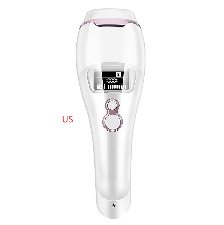 Laser freezing point hair removal device