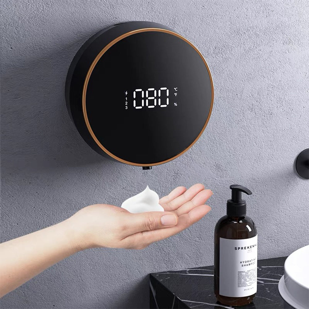 Smart Auto Sensing Foam Mobile Phone USB Charging Household Bathroom Kitchen Wall Mounted Foam Dispenser