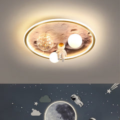 Astronaut Ceiling Light Modern Creative Art