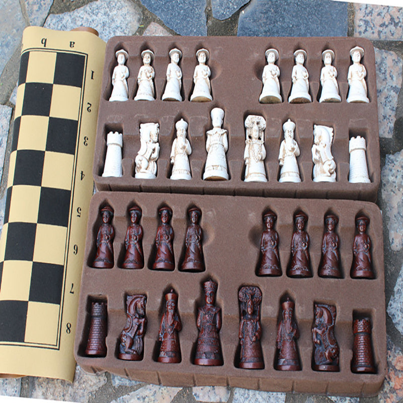 Ancient Qing Soldiers  Pieces Character Modeling Chess