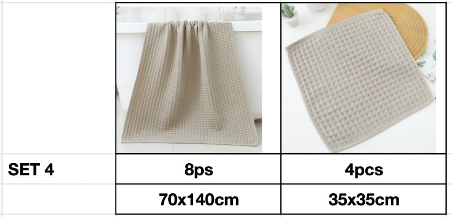 Household Bathing Water Absorbent And Quick Drying Unisex Plus Thickened Pure Cotton Bath Towel Wipe