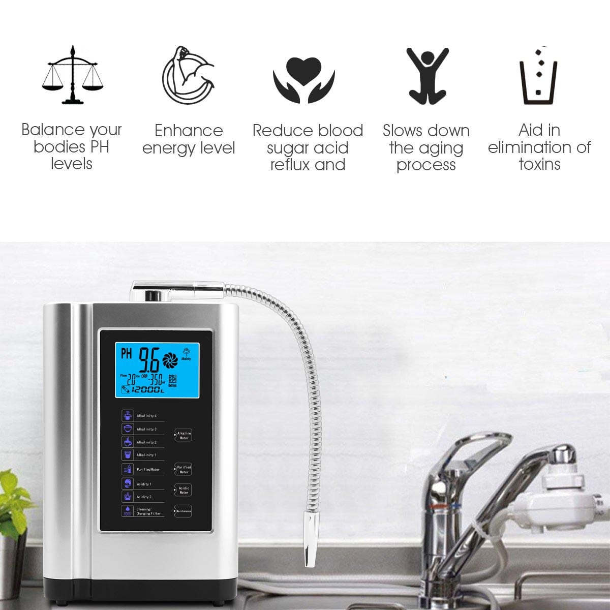 Electrolysis Direct Drinking Water Machine Weak Alkaline Water