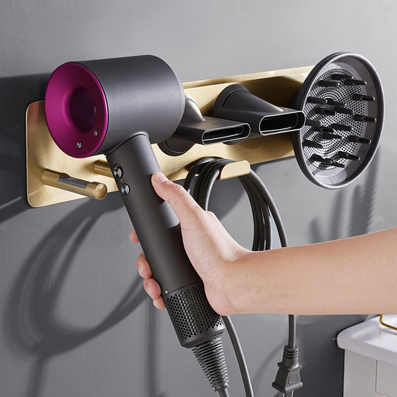 Punch Free Hair Dryer Bracket