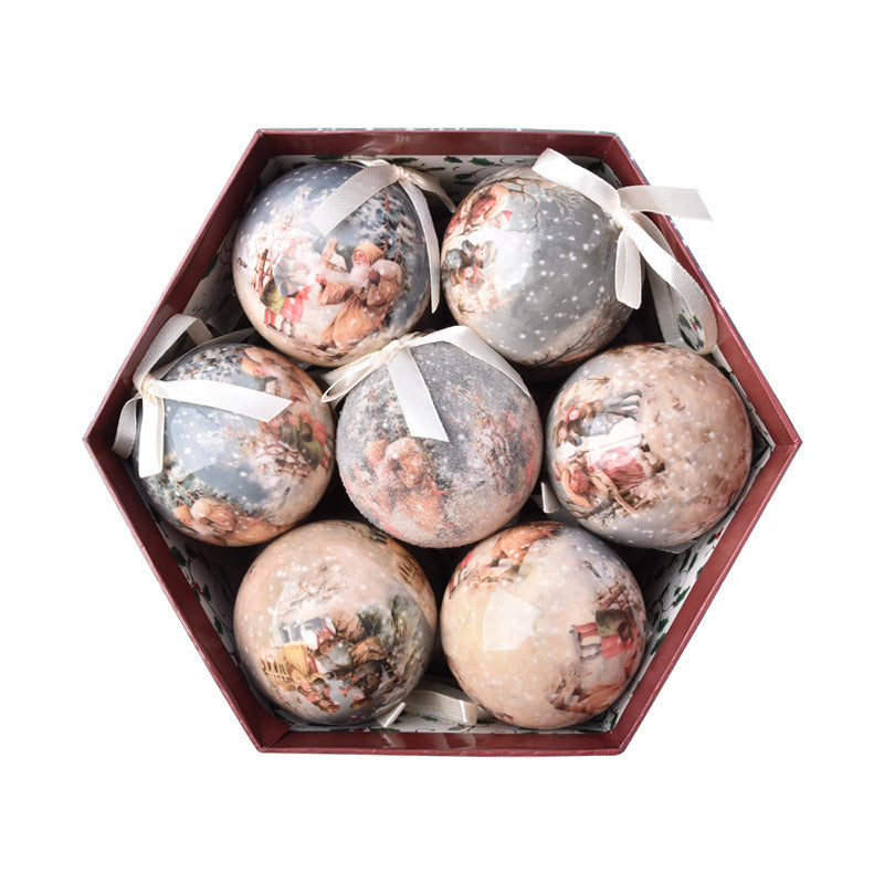 Christmas Decoration Memory Ball Pendant 14 Pcs