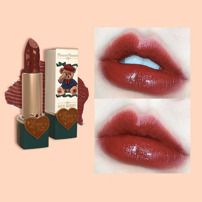 Flower Know Lipstick Circus Dry Rose Color Students