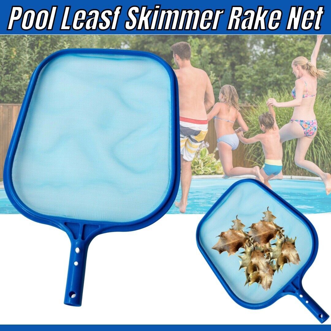 Pool Spa Hot Tub Pond Fountain Leaf Skimmer Rake Net For Removing Leaf, Debris,