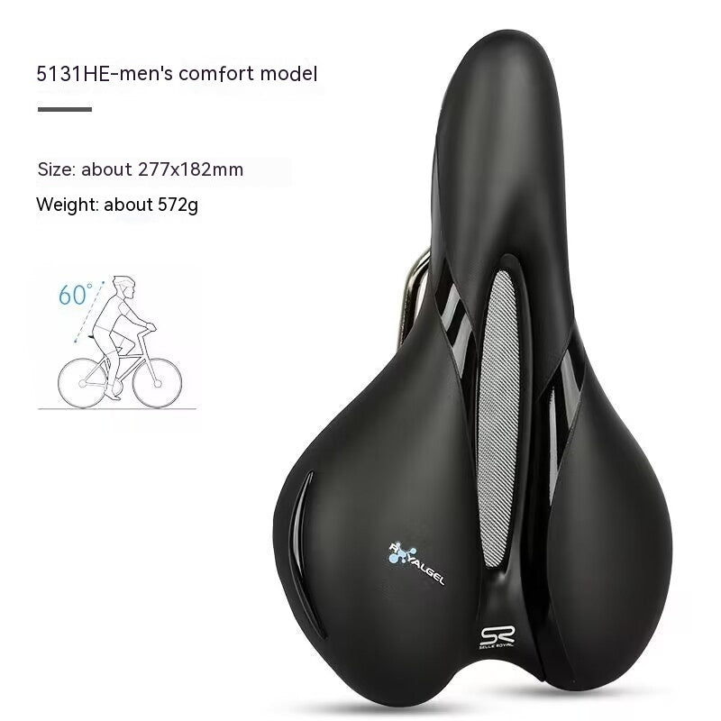 Mountain Highway Bike Saddle Silicone Shockproof Breathable Bicycle Seat