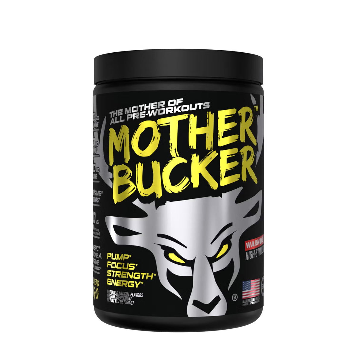 Mother Bucker™ Nootropic Pre-Workout - Musclehead Mango (20 Servings)