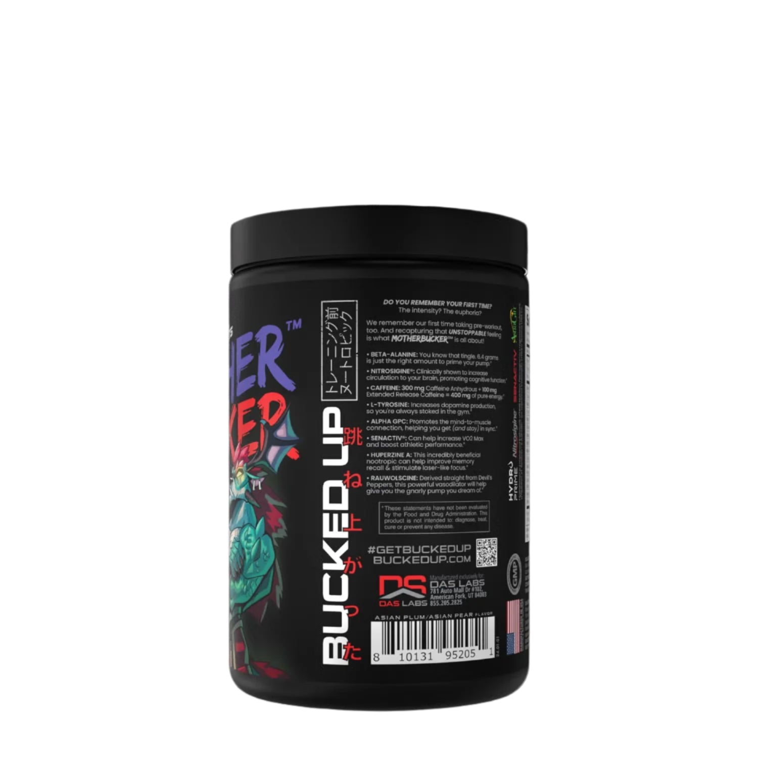 Mother Bucker Nootropic Pre-Workout - Ninja Nectar (20 Servings)