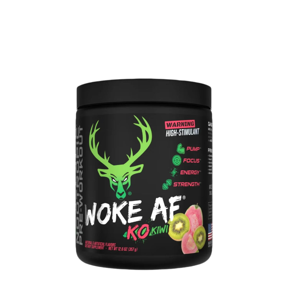 Woke AF™ Nootropic Pre-Workout - KO Kiwi (30 Servings)