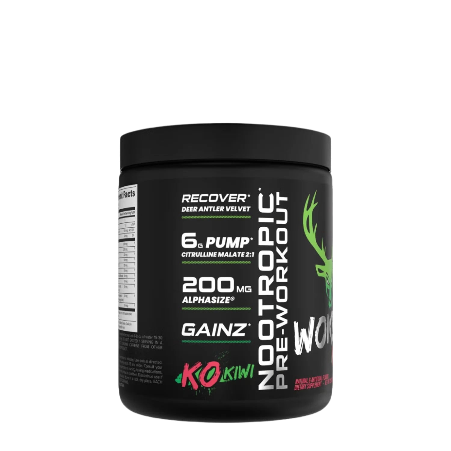 Woke AF™ Nootropic Pre-Workout - KO Kiwi (30 Servings)