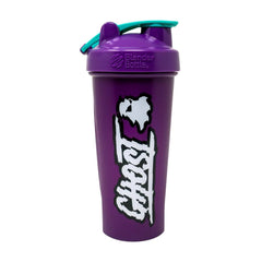 Logo Shaker Bottle - Purple Glitch - 28oz.