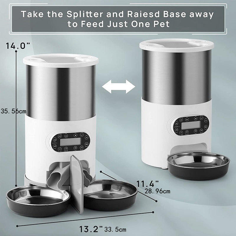 Feeder Dog Timing Recording 45L Double Meal