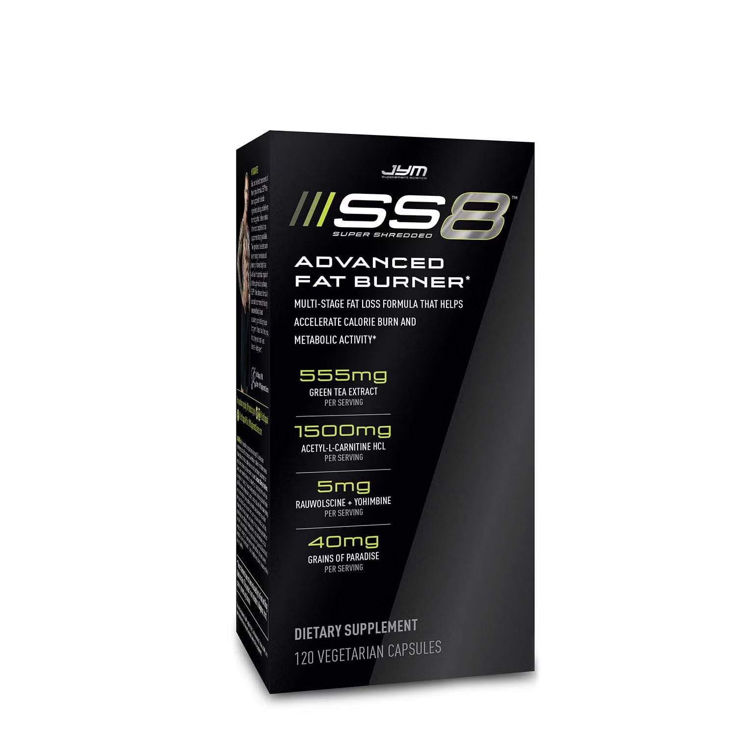 SS8™ Super Shredded 8 Advanced Fat Burner* - 120 Capsules (30 Servings)