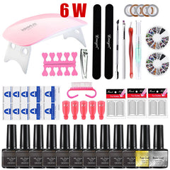 A Complete Set Of Nail Tools For Beginners