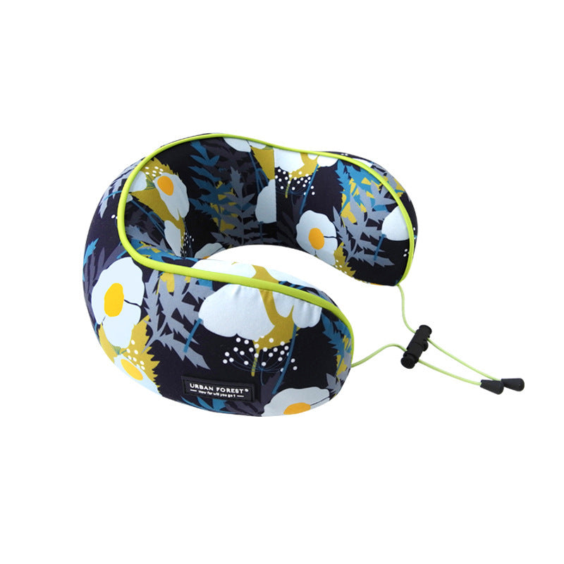 Portable memory travel pillow