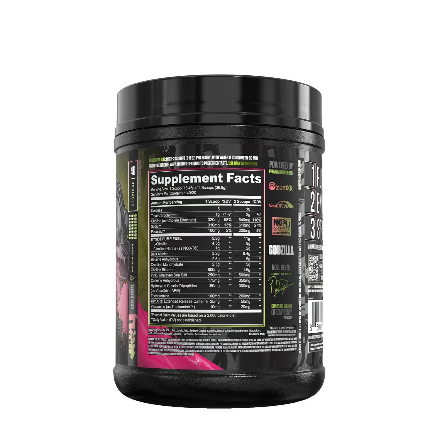 Godzilla Pre-Workout - Strawberry Kiwi (40 Servings)