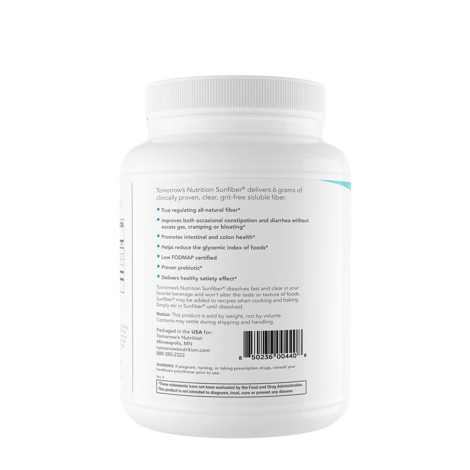 Sunfiber® Fiber Supplement - 1.39 lb (90 Servings)