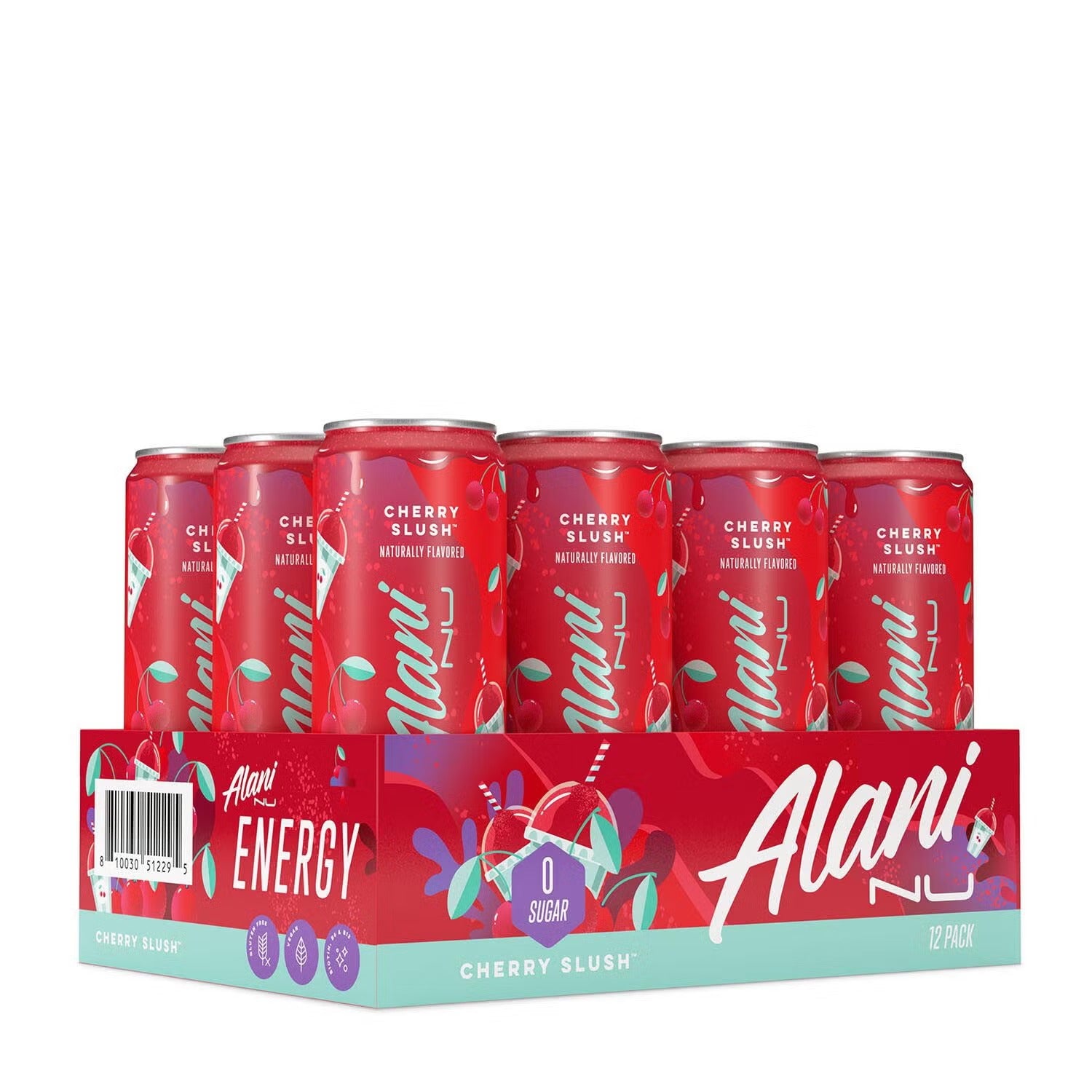 Energy Drink - Cherry Slush™ - 12oz. (12 Cans)