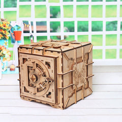 Kids Wood Puzzles Password Box Toy