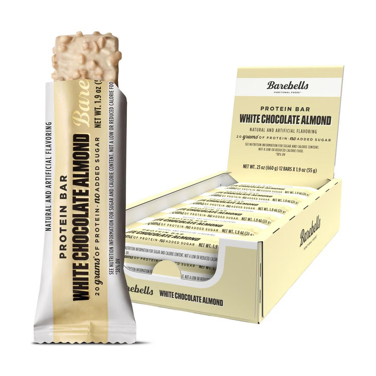 Protein Bar - White Chocolate Almond (12 Bars)