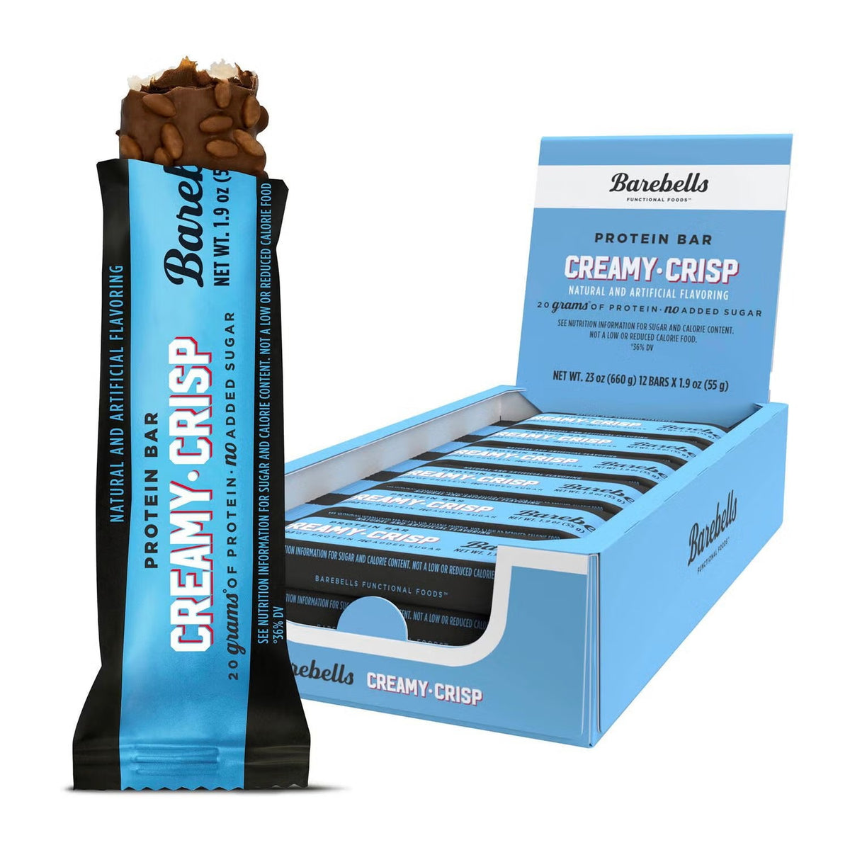 Protein Bar - Creamy Crisp (12 Bars)