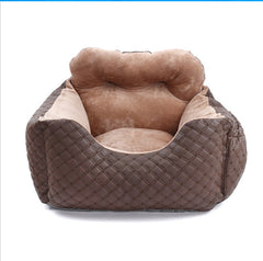 Pet Dog Car Kennel Portable Cushion Safety Seat