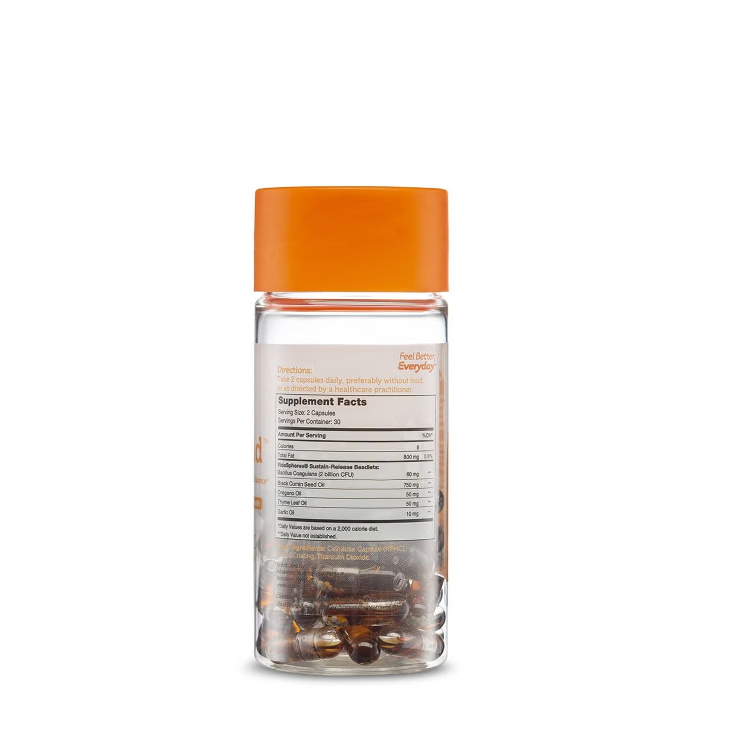 CandAid™ Intestinal Health and Yeast Balance - 60 Capsules (30 Servings)