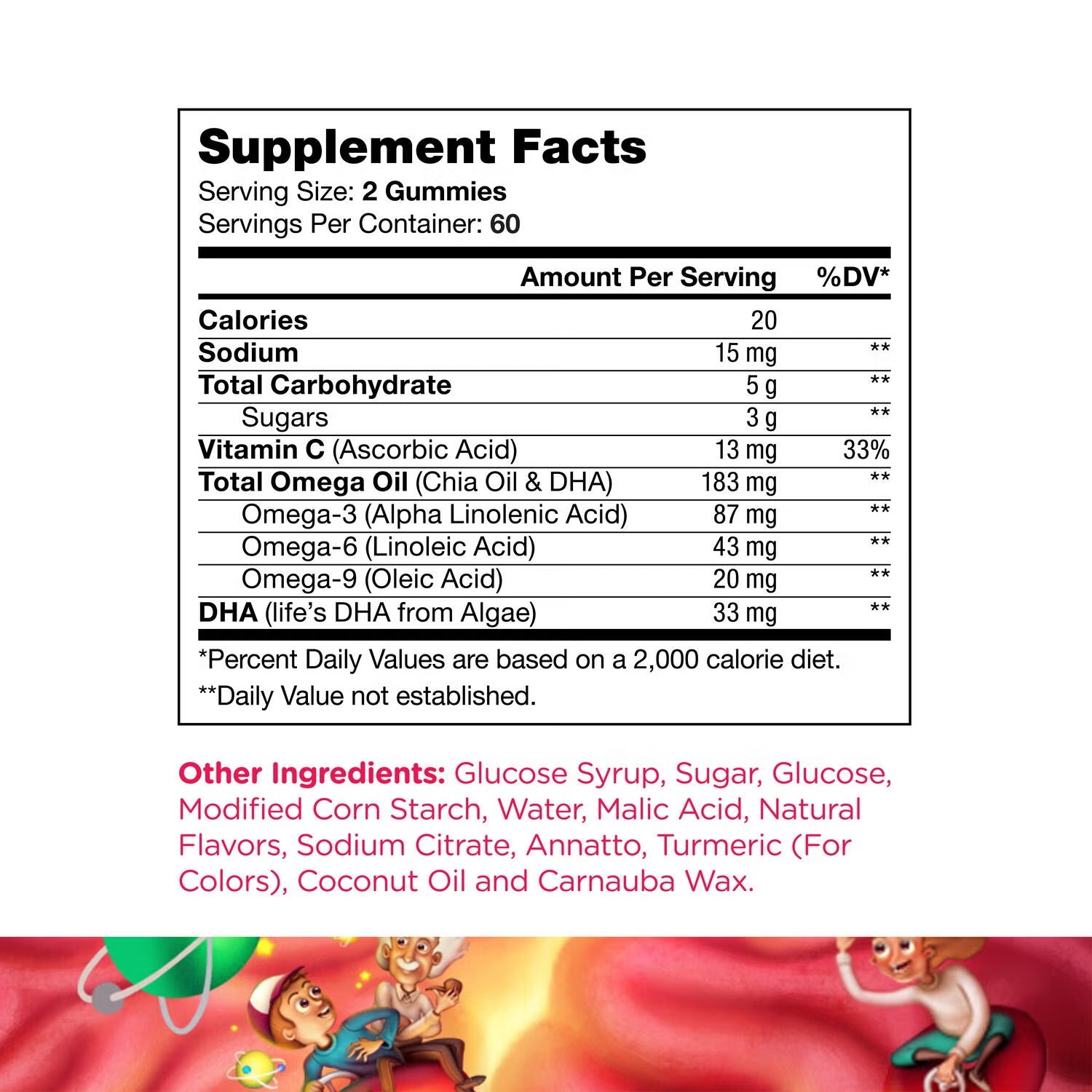 Chapter One™ O Is For Omega - 120 Gummies (60 Servings)