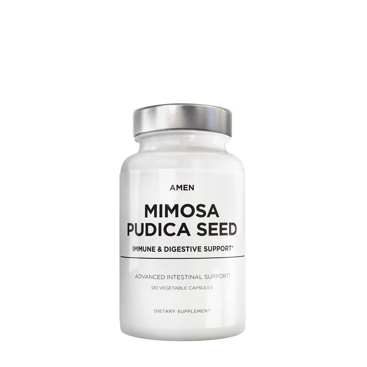 Amen Mimosa Pudica Seed 900 mg - Immune and Digestive Support - 120 Vegetable Capsules (60 Servings)