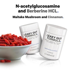 Leaky Gut Supplement - L-Glutamine - Prebiotics - Probiotics - Postbiotic - 60 Capsules (30 Servings)