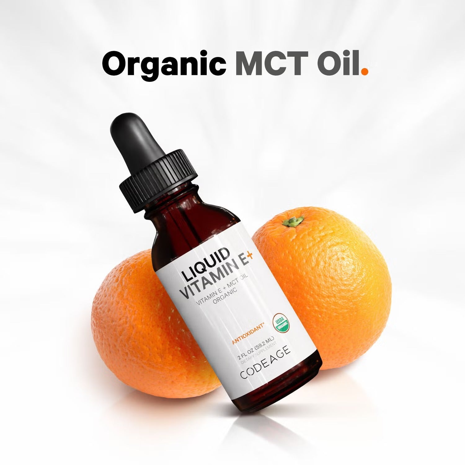 Liquid Vitamin E and MCT oil - 2 fl oz. (60 Servings)