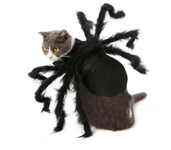 Cross border popular pet spider clothing dog cat horror simulation plush spider transform dress party dress