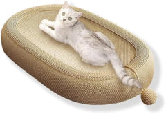 Sisal Cat Scratching Board Ultra Large Size Bed Adorable Design Durable Comfortable Lounge