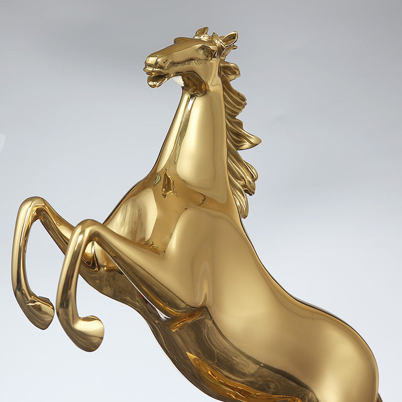 Light Luxury Pure Copper Horse Ornaments Are Successful