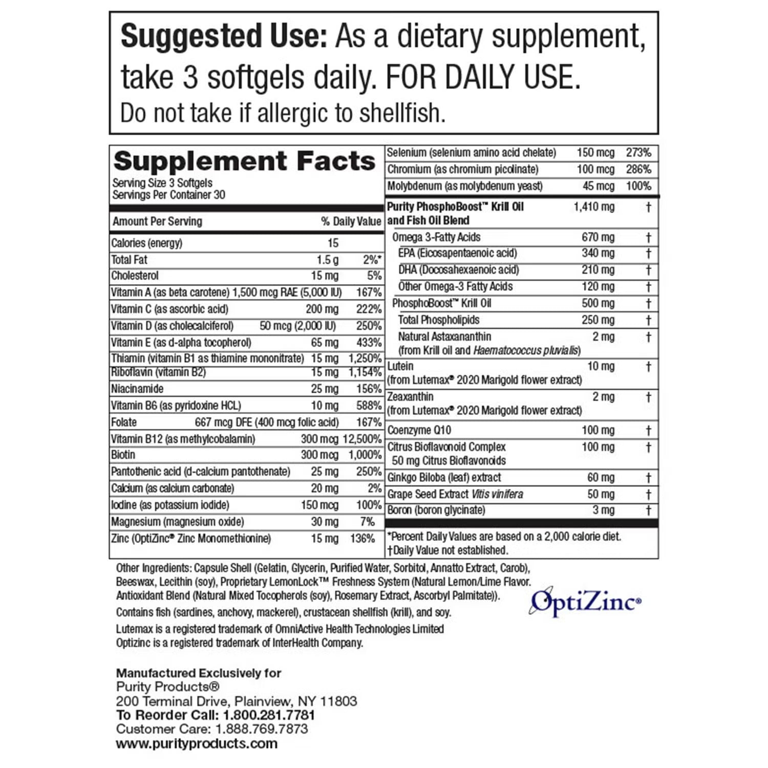 The Purity Super Pill™ - 90 Softgels (30 Servings)
