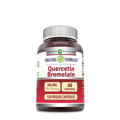 Quercetin Bromelain 965 mg - 120 Capsules (60 Servings)