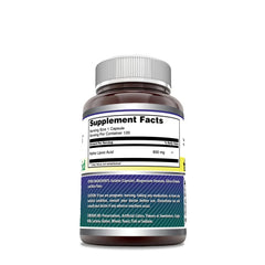 Alpha Lipoic Acid 600mg - 120 Capsules (120 Servings)