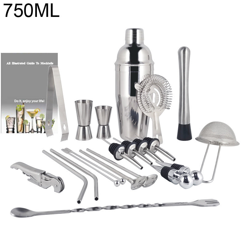 Boston Cocktail Shaker Bar Tools Wine Mixer Set