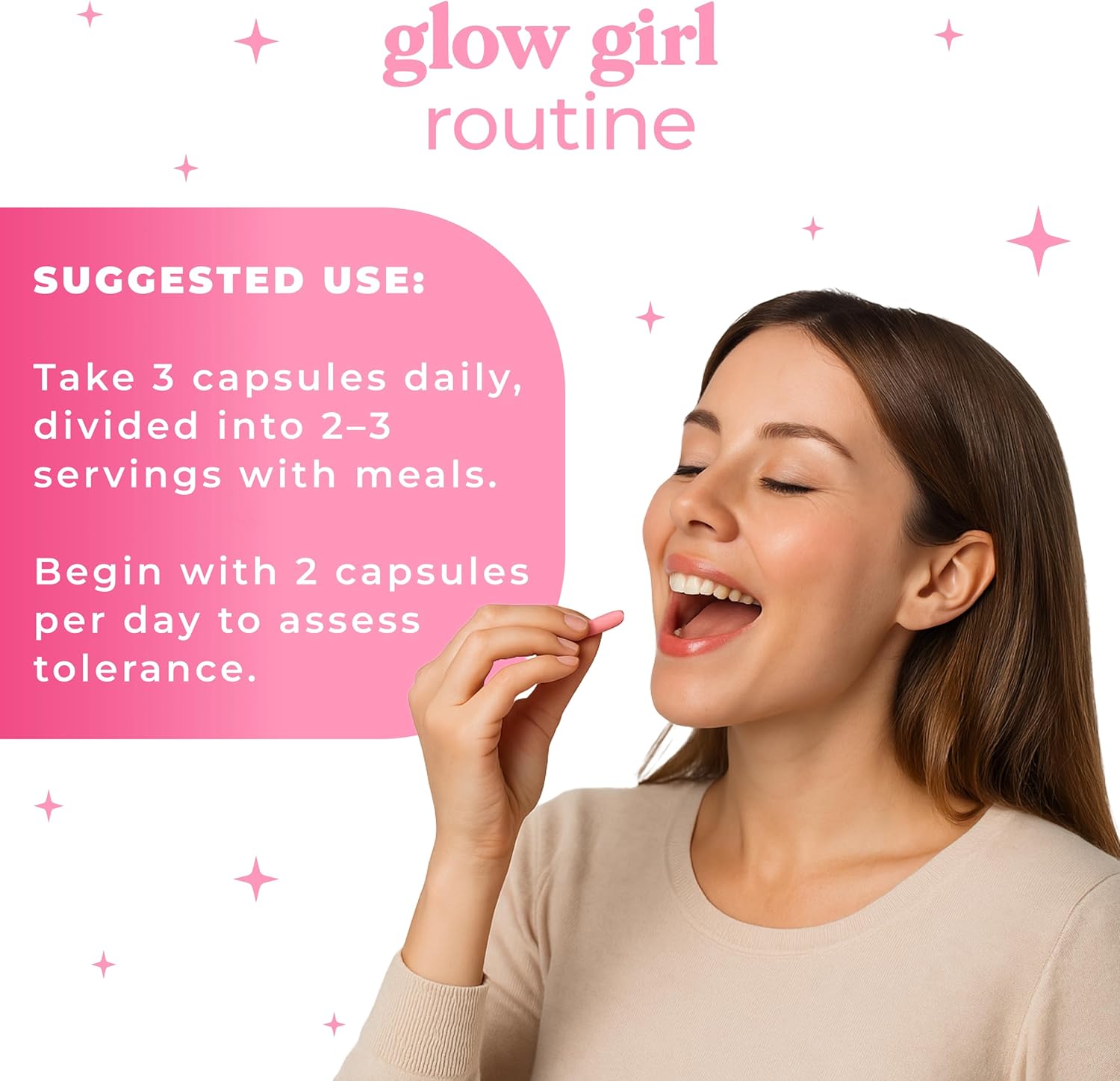 Glow Girl Beef Organ Supplement with Vitamin C for Women – Hormone Balance, Energy, Immunity, Healthy Skin & Hair | Zakrama Organ Capsules (180 Capsules)