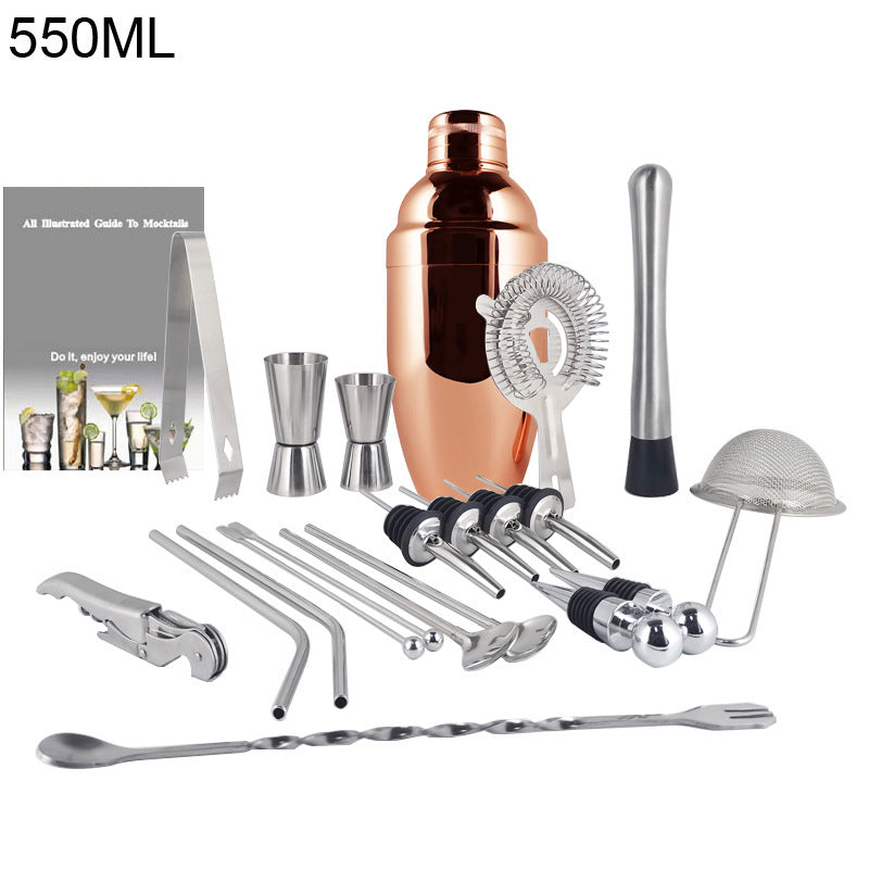 Boston Cocktail Shaker Bar Tools Wine Mixer Set